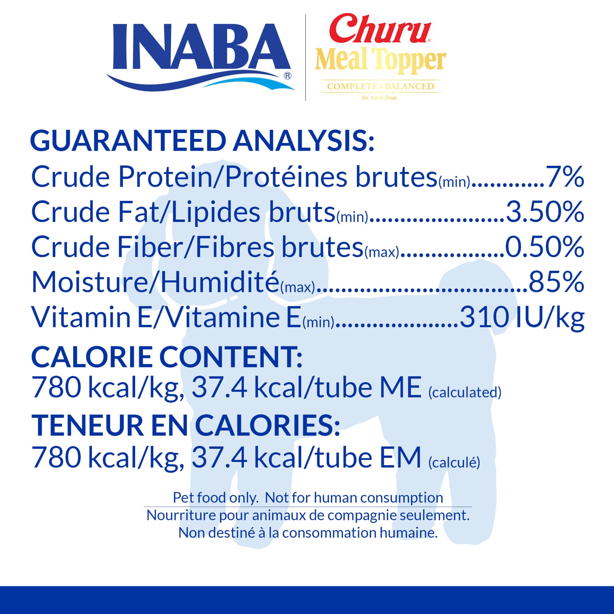 INABA Churu Meal Topper for Dogs, Complete & Balanced, Creamy, Lickable Purée Dog Food Toppers, 1.69 Ounce Tube, 18 Tubes (3 per Pack), Chicken with Cheese Recipe - Image 3